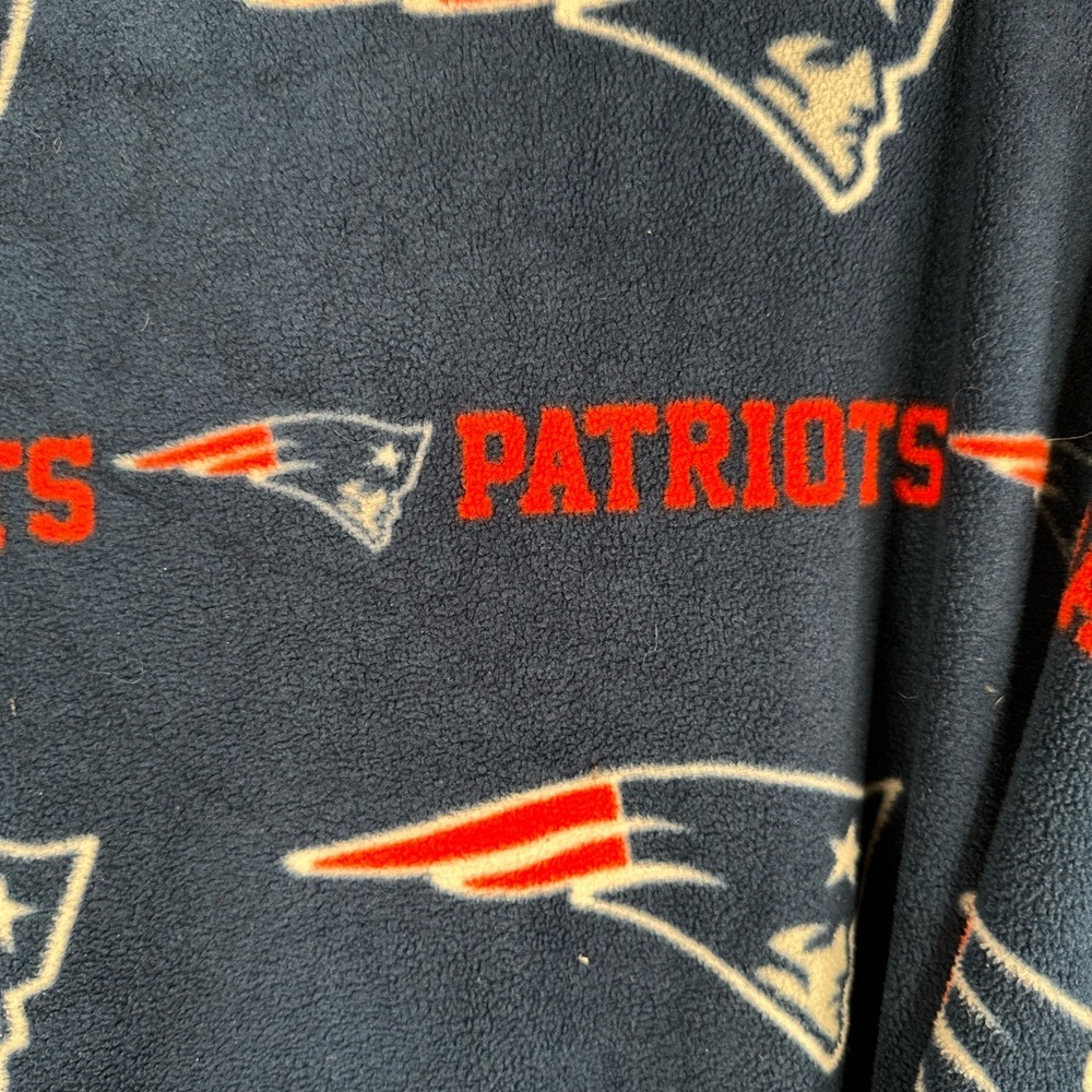 New England Patriots NFL Men's Long Cozy Comfy Winter Fall Robe Size Large - Picture 3 of 4